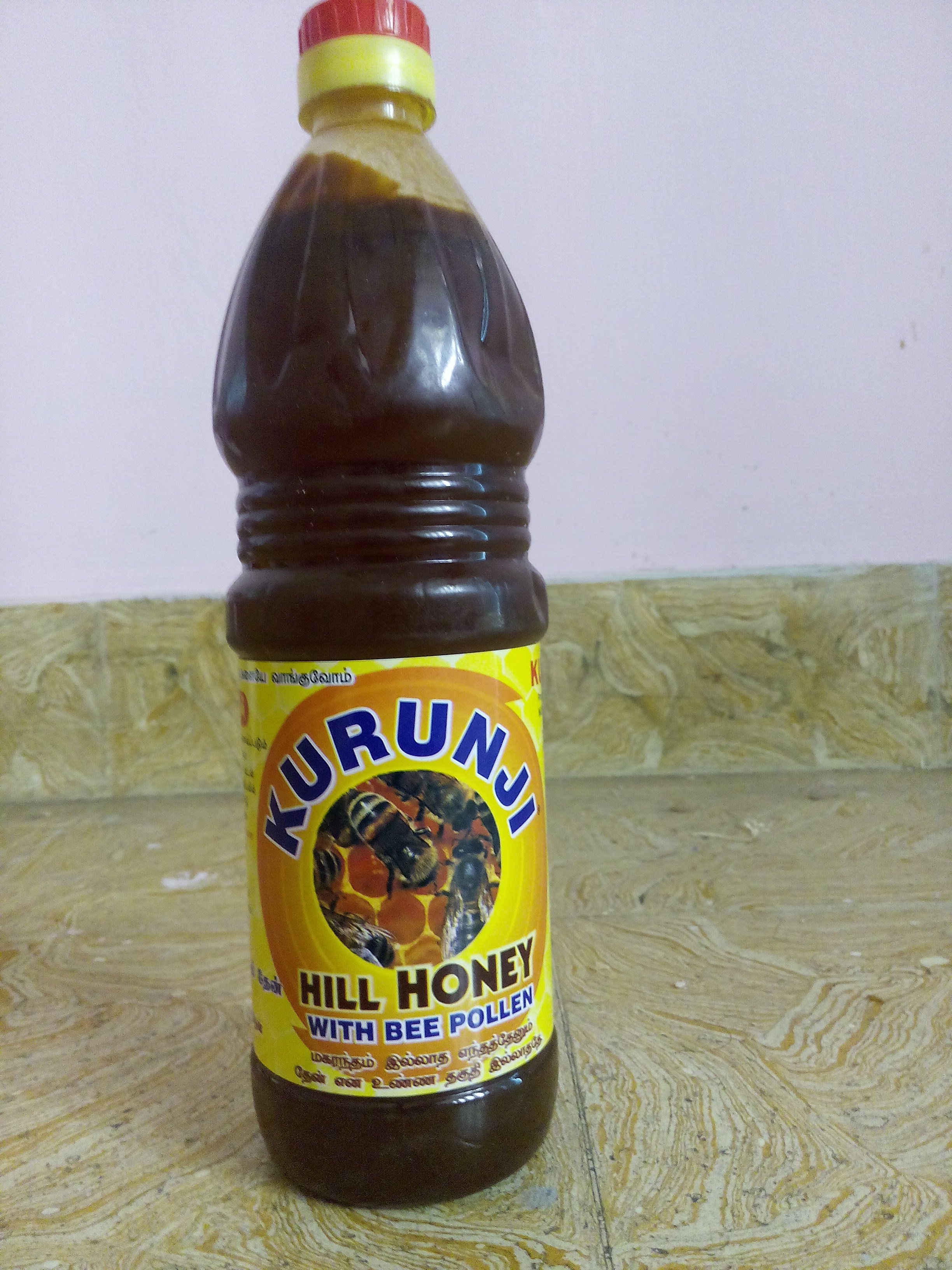 Kurunji Hill Honey with Bee pollen Wild Collection Honey (1 kg